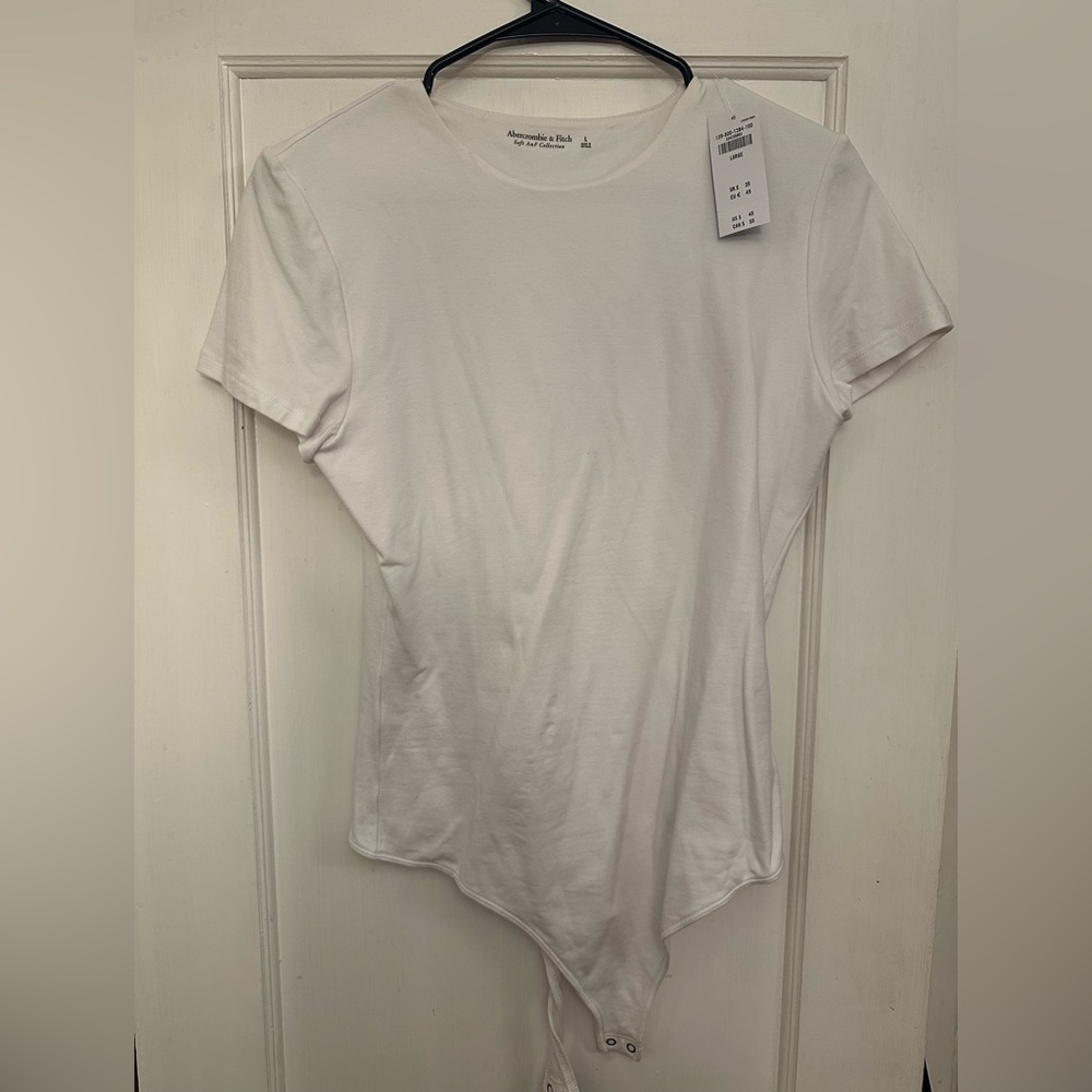 Abercrombie white short sleeve body suit
